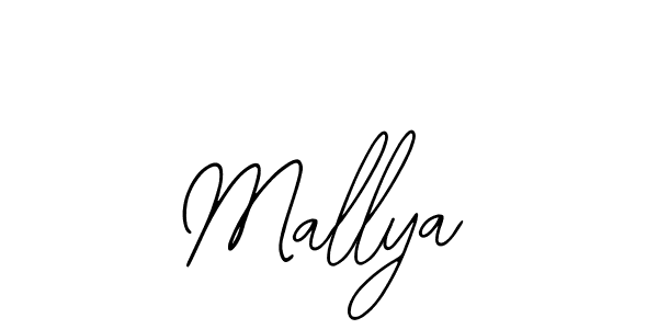 Also we have Mallya name is the best signature style. Create professional handwritten signature collection using Bearetta-2O07w autograph style. Mallya signature style 12 images and pictures png