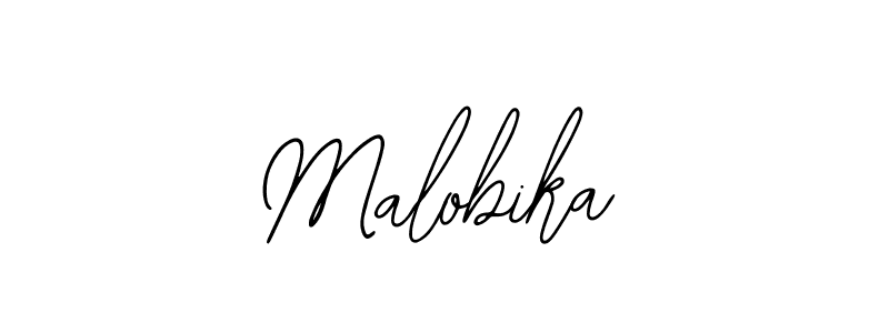 Design your own signature with our free online signature maker. With this signature software, you can create a handwritten (Bearetta-2O07w) signature for name Malobika. Malobika signature style 12 images and pictures png