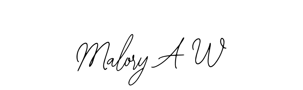 Create a beautiful signature design for name Malory A W. With this signature (Bearetta-2O07w) fonts, you can make a handwritten signature for free. Malory A W signature style 12 images and pictures png