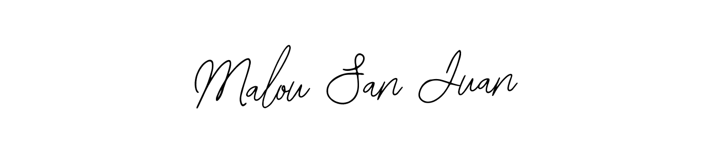 Once you've used our free online signature maker to create your best signature Bearetta-2O07w style, it's time to enjoy all of the benefits that Malou San Juan name signing documents. Malou San Juan signature style 12 images and pictures png