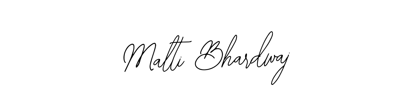 You can use this online signature creator to create a handwritten signature for the name Malti Bhardwaj. This is the best online autograph maker. Malti Bhardwaj signature style 12 images and pictures png