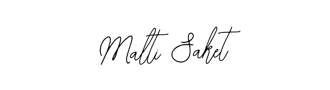 Make a beautiful signature design for name Malti Saket. With this signature (Bearetta-2O07w) style, you can create a handwritten signature for free. Malti Saket signature style 12 images and pictures png
