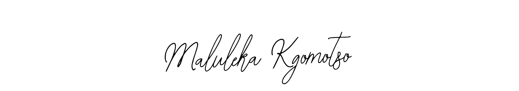 Make a beautiful signature design for name Maluleka Kgomotso. With this signature (Bearetta-2O07w) style, you can create a handwritten signature for free. Maluleka Kgomotso signature style 12 images and pictures png