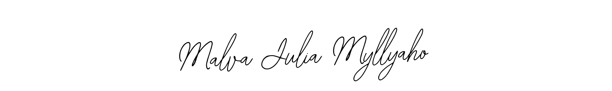 Create a beautiful signature design for name Malva Julia Myllyaho. With this signature (Bearetta-2O07w) fonts, you can make a handwritten signature for free. Malva Julia Myllyaho signature style 12 images and pictures png