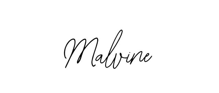 Malvine stylish signature style. Best Handwritten Sign (Bearetta-2O07w) for my name. Handwritten Signature Collection Ideas for my name Malvine. Malvine signature style 12 images and pictures png