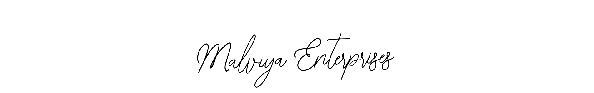 You should practise on your own different ways (Bearetta-2O07w) to write your name (Malviya Enterprises) in signature. don't let someone else do it for you. Malviya Enterprises signature style 12 images and pictures png