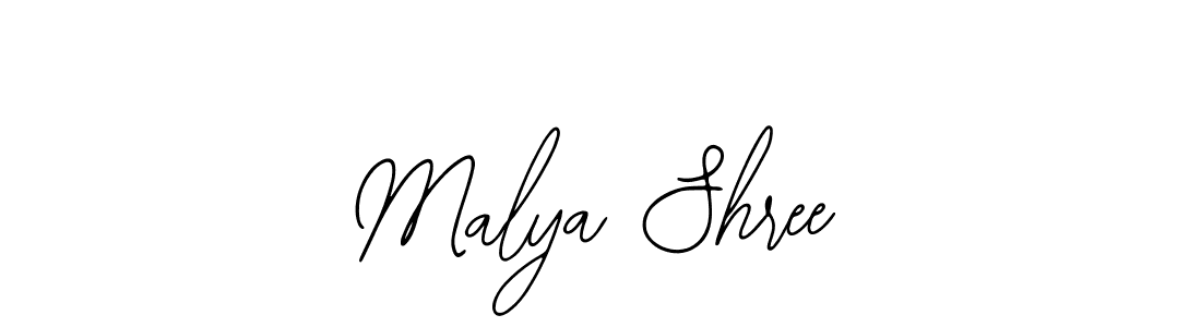 if you are searching for the best signature style for your name Malya Shree. so please give up your signature search. here we have designed multiple signature styles  using Bearetta-2O07w. Malya Shree signature style 12 images and pictures png