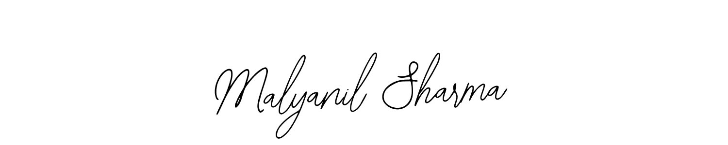 Malyanil Sharma stylish signature style. Best Handwritten Sign (Bearetta-2O07w) for my name. Handwritten Signature Collection Ideas for my name Malyanil Sharma. Malyanil Sharma signature style 12 images and pictures png