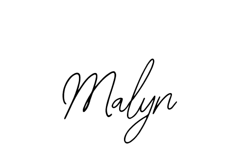 You should practise on your own different ways (Bearetta-2O07w) to write your name (Malyn) in signature. don't let someone else do it for you. Malyn signature style 12 images and pictures png