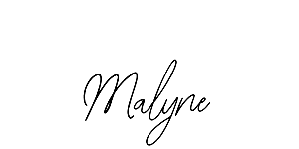 if you are searching for the best signature style for your name Malyne. so please give up your signature search. here we have designed multiple signature styles  using Bearetta-2O07w. Malyne signature style 12 images and pictures png