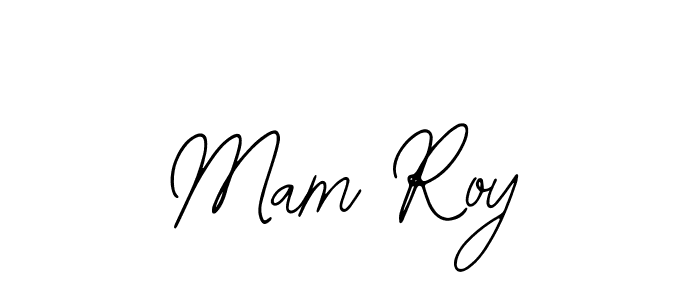 Bearetta-2O07w is a professional signature style that is perfect for those who want to add a touch of class to their signature. It is also a great choice for those who want to make their signature more unique. Get Mam Roy name to fancy signature for free. Mam Roy signature style 12 images and pictures png