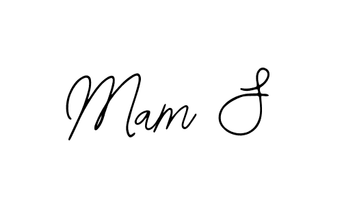 Similarly Bearetta-2O07w is the best handwritten signature design. Signature creator online .You can use it as an online autograph creator for name Mam S. Mam S signature style 12 images and pictures png