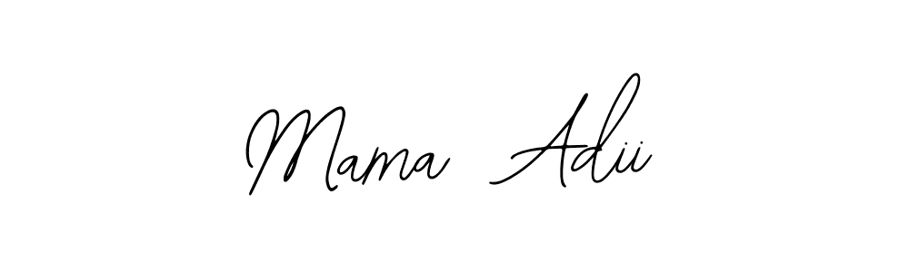 Design your own signature with our free online signature maker. With this signature software, you can create a handwritten (Bearetta-2O07w) signature for name Mama  Adii. Mama  Adii signature style 12 images and pictures png