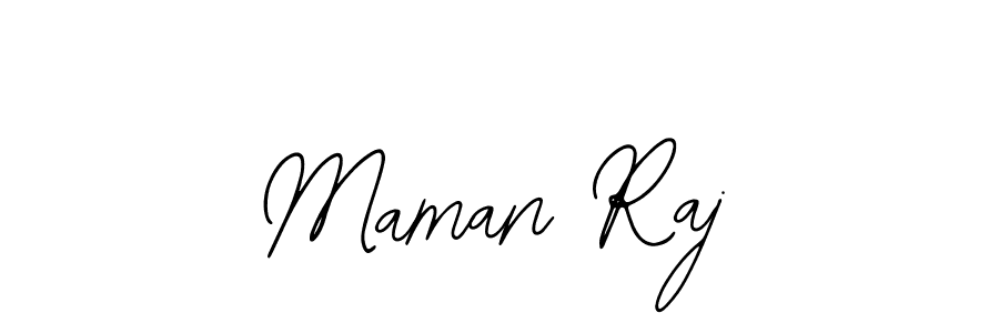 Also You can easily find your signature by using the search form. We will create Maman Raj name handwritten signature images for you free of cost using Bearetta-2O07w sign style. Maman Raj signature style 12 images and pictures png