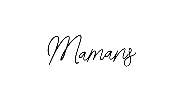 Make a beautiful signature design for name Mamans. With this signature (Bearetta-2O07w) style, you can create a handwritten signature for free. Mamans signature style 12 images and pictures png