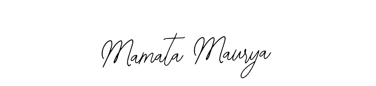 Design your own signature with our free online signature maker. With this signature software, you can create a handwritten (Bearetta-2O07w) signature for name Mamata Maurya. Mamata Maurya signature style 12 images and pictures png