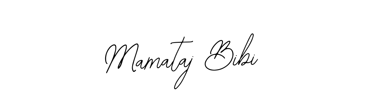 How to make Mamataj Bibi name signature. Use Bearetta-2O07w style for creating short signs online. This is the latest handwritten sign. Mamataj Bibi signature style 12 images and pictures png