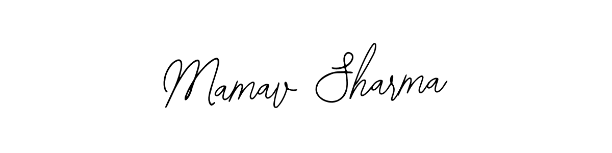 Mamav Sharma stylish signature style. Best Handwritten Sign (Bearetta-2O07w) for my name. Handwritten Signature Collection Ideas for my name Mamav Sharma. Mamav Sharma signature style 12 images and pictures png