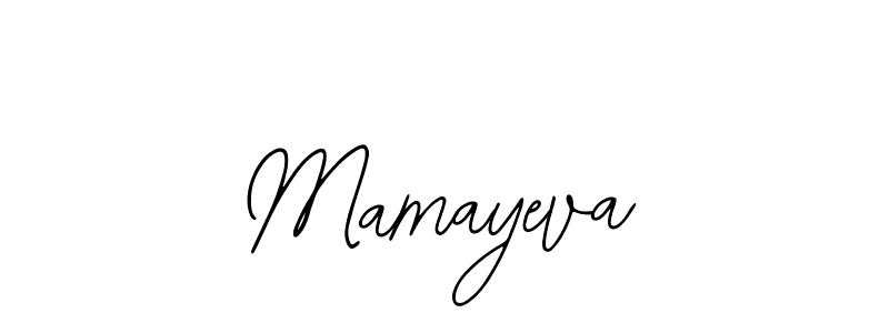 How to make Mamayeva name signature. Use Bearetta-2O07w style for creating short signs online. This is the latest handwritten sign. Mamayeva signature style 12 images and pictures png