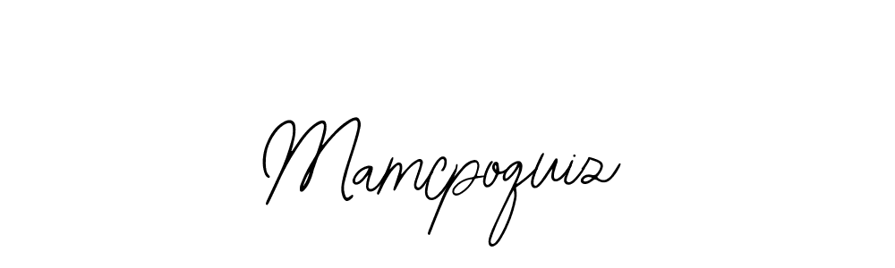 Mamcpoquiz stylish signature style. Best Handwritten Sign (Bearetta-2O07w) for my name. Handwritten Signature Collection Ideas for my name Mamcpoquiz. Mamcpoquiz signature style 12 images and pictures png