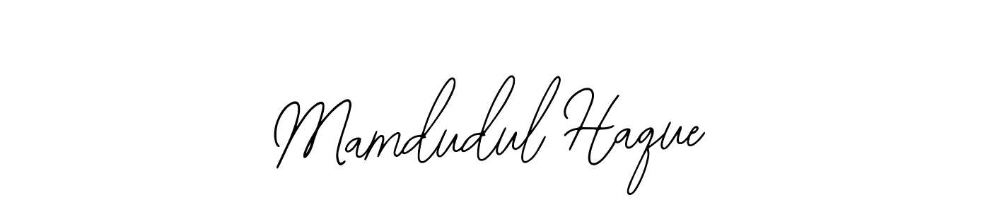 Create a beautiful signature design for name Mamdudul Haque. With this signature (Bearetta-2O07w) fonts, you can make a handwritten signature for free. Mamdudul Haque signature style 12 images and pictures png