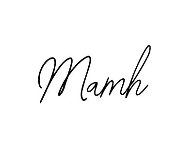 Make a beautiful signature design for name Mamh. With this signature (Bearetta-2O07w) style, you can create a handwritten signature for free. Mamh signature style 12 images and pictures png