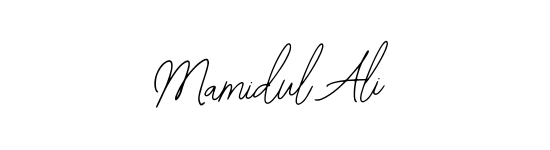 The best way (Bearetta-2O07w) to make a short signature is to pick only two or three words in your name. The name Mamidul Ali include a total of six letters. For converting this name. Mamidul Ali signature style 12 images and pictures png