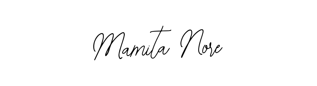 if you are searching for the best signature style for your name Mamita Nore. so please give up your signature search. here we have designed multiple signature styles  using Bearetta-2O07w. Mamita Nore signature style 12 images and pictures png