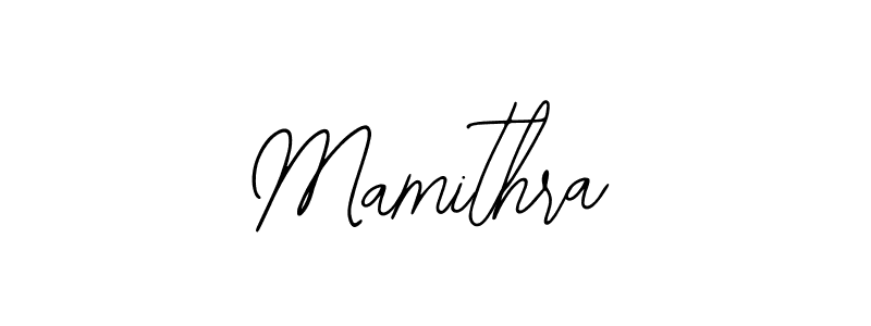 Mamithra stylish signature style. Best Handwritten Sign (Bearetta-2O07w) for my name. Handwritten Signature Collection Ideas for my name Mamithra. Mamithra signature style 12 images and pictures png