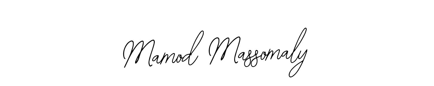 Use a signature maker to create a handwritten signature online. With this signature software, you can design (Bearetta-2O07w) your own signature for name Mamod Massomaly. Mamod Massomaly signature style 12 images and pictures png