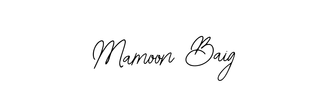 How to make Mamoon Baig signature? Bearetta-2O07w is a professional autograph style. Create handwritten signature for Mamoon Baig name. Mamoon Baig signature style 12 images and pictures png