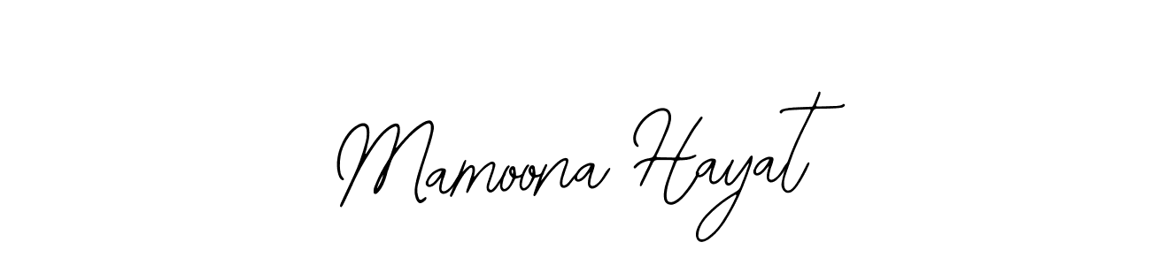 Make a beautiful signature design for name Mamoona Hayat. Use this online signature maker to create a handwritten signature for free. Mamoona Hayat signature style 12 images and pictures png
