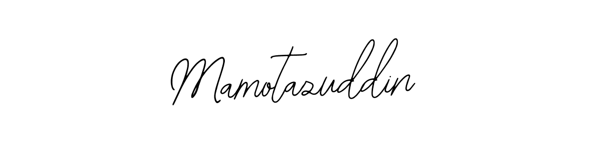 How to make Mamotazuddin name signature. Use Bearetta-2O07w style for creating short signs online. This is the latest handwritten sign. Mamotazuddin signature style 12 images and pictures png