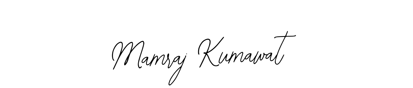 Design your own signature with our free online signature maker. With this signature software, you can create a handwritten (Bearetta-2O07w) signature for name Mamraj Kumawat. Mamraj Kumawat signature style 12 images and pictures png