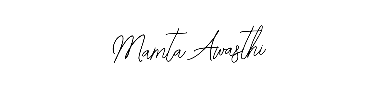 How to make Mamta Awasthi name signature. Use Bearetta-2O07w style for creating short signs online. This is the latest handwritten sign. Mamta Awasthi signature style 12 images and pictures png