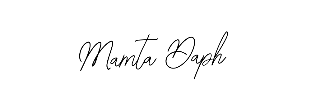 Similarly Bearetta-2O07w is the best handwritten signature design. Signature creator online .You can use it as an online autograph creator for name Mamta Daph. Mamta Daph signature style 12 images and pictures png
