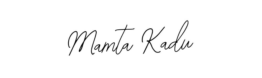 You should practise on your own different ways (Bearetta-2O07w) to write your name (Mamta Kadu) in signature. don't let someone else do it for you. Mamta Kadu signature style 12 images and pictures png