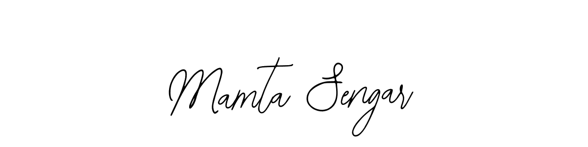 The best way (Bearetta-2O07w) to make a short signature is to pick only two or three words in your name. The name Mamta Sengar include a total of six letters. For converting this name. Mamta Sengar signature style 12 images and pictures png