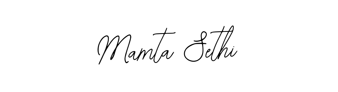 How to make Mamta Sethi signature? Bearetta-2O07w is a professional autograph style. Create handwritten signature for Mamta Sethi name. Mamta Sethi signature style 12 images and pictures png