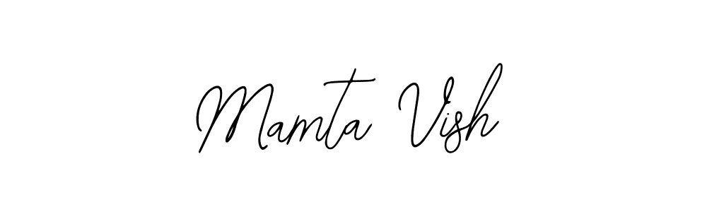 Make a beautiful signature design for name Mamta Vish. Use this online signature maker to create a handwritten signature for free. Mamta Vish signature style 12 images and pictures png