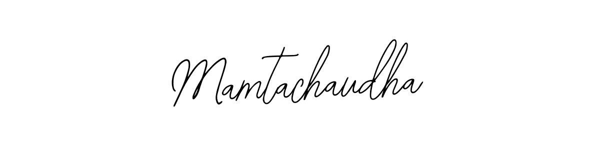 How to make Mamtachaudha name signature. Use Bearetta-2O07w style for creating short signs online. This is the latest handwritten sign. Mamtachaudha signature style 12 images and pictures png