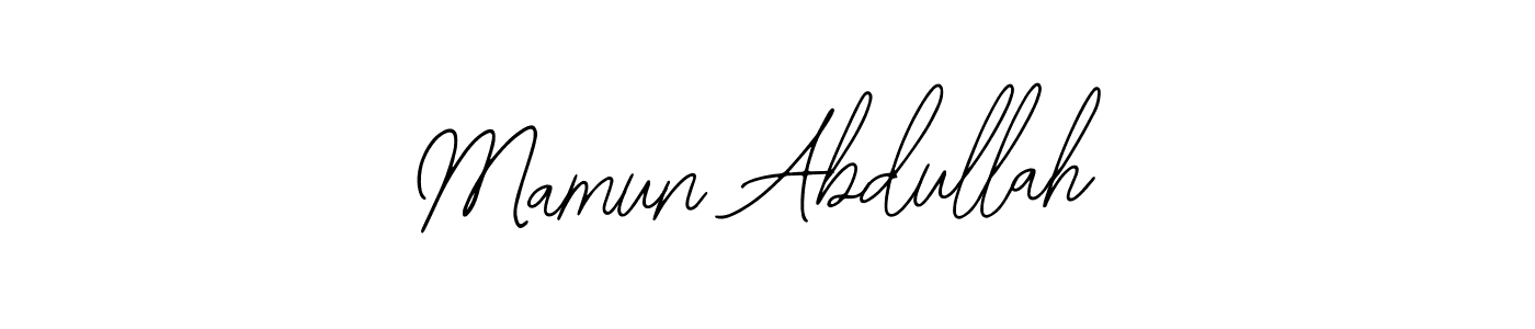 Mamun Abdullah stylish signature style. Best Handwritten Sign (Bearetta-2O07w) for my name. Handwritten Signature Collection Ideas for my name Mamun Abdullah. Mamun Abdullah signature style 12 images and pictures png