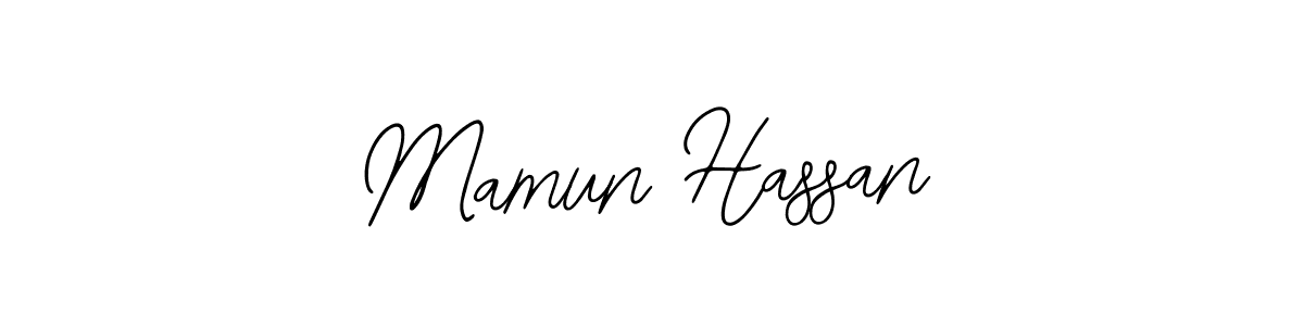 Also we have Mamun Hassan name is the best signature style. Create professional handwritten signature collection using Bearetta-2O07w autograph style. Mamun Hassan signature style 12 images and pictures png