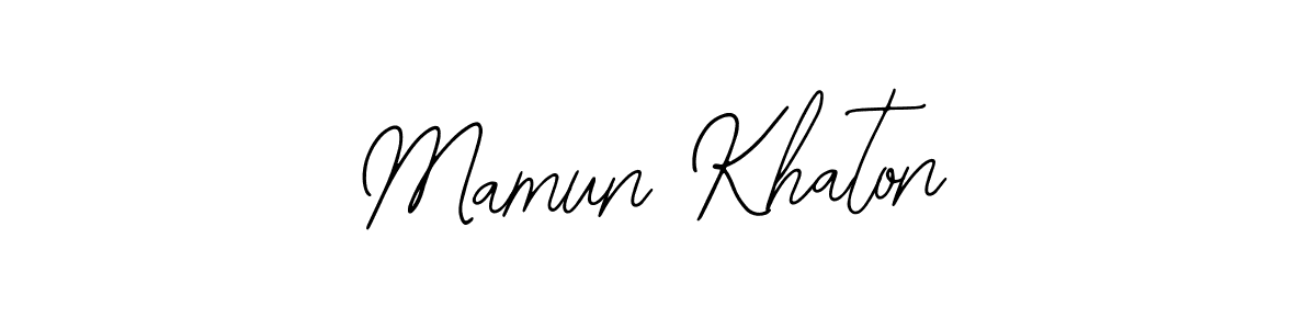 The best way (Bearetta-2O07w) to make a short signature is to pick only two or three words in your name. The name Mamun Khaton include a total of six letters. For converting this name. Mamun Khaton signature style 12 images and pictures png