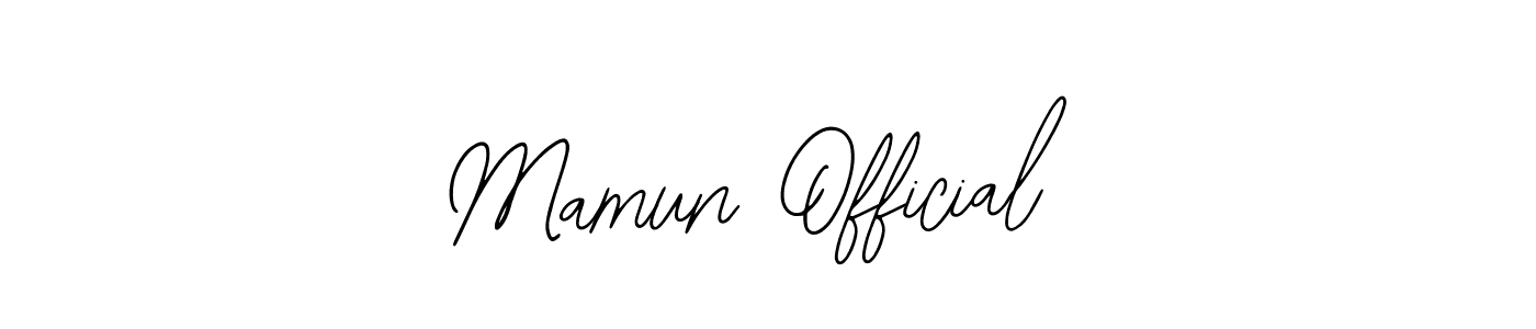How to Draw Mamun Official signature style? Bearetta-2O07w is a latest design signature styles for name Mamun Official. Mamun Official signature style 12 images and pictures png
