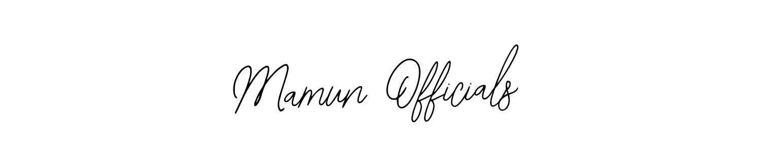 Bearetta-2O07w is a professional signature style that is perfect for those who want to add a touch of class to their signature. It is also a great choice for those who want to make their signature more unique. Get Mamun Officials name to fancy signature for free. Mamun Officials signature style 12 images and pictures png