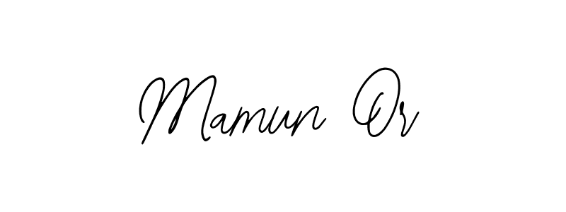 How to make Mamun Or name signature. Use Bearetta-2O07w style for creating short signs online. This is the latest handwritten sign. Mamun Or signature style 12 images and pictures png