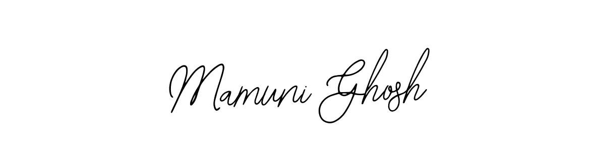 if you are searching for the best signature style for your name Mamuni Ghosh. so please give up your signature search. here we have designed multiple signature styles  using Bearetta-2O07w. Mamuni Ghosh signature style 12 images and pictures png