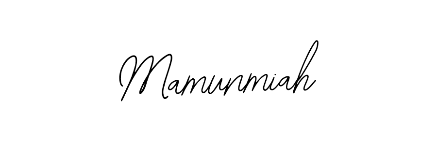 You should practise on your own different ways (Bearetta-2O07w) to write your name (Mamunmiah) in signature. don't let someone else do it for you. Mamunmiah signature style 12 images and pictures png