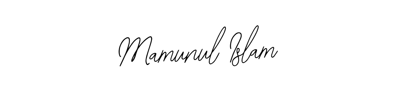 It looks lik you need a new signature style for name Mamunul Islam. Design unique handwritten (Bearetta-2O07w) signature with our free signature maker in just a few clicks. Mamunul Islam signature style 12 images and pictures png